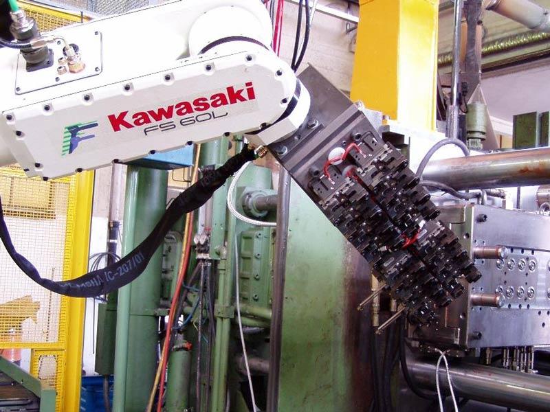 Impianti robotizzati pressofusione Tiesse Robot