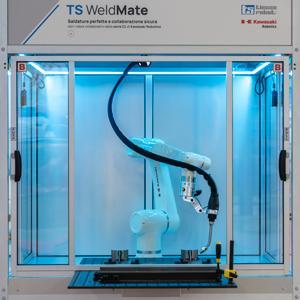 Tiesse Robot - TS Weld Mate: cella di saldatura con robot collaborativo CL110N